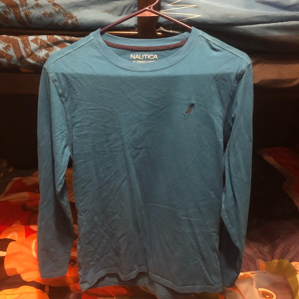 Boys Nautica long sleeve tee